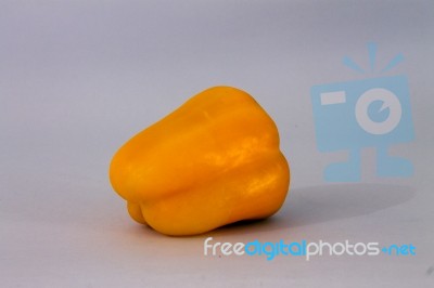 Yellow Pepper Stock Photo