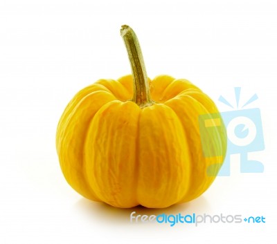 Yellow Pumpkin Stock Photo