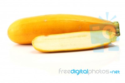 Yellow Zucchini Stock Photo