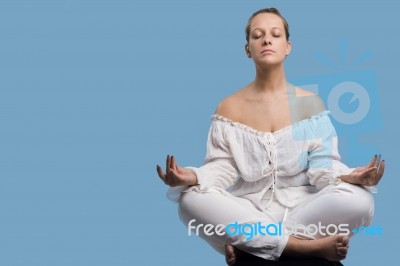 Yoga And Grils Stock Photo