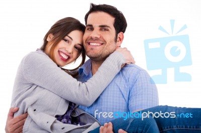 Young Cheerful Couples Stock Photo