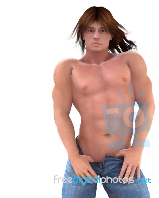 Young Male Model Stock Image