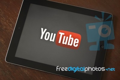 Youtube On Tablet Stock Photo - Royalty Free Image ID 100149597