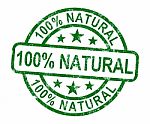 100 Natural Stamp