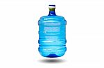 1.9 Liter Plastic Bottle Stock Photo