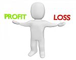 3d Hold Profit And Loss Stock Photo