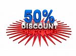 50%discount Stock Photo