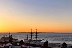 A View Of New Dawn In Alfama Stock Photo