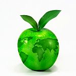 Apple Earth Stock Photo