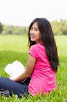 Asian Schoolgirl Stock Photo