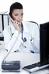 Attractive Female Doctor Stock Photo