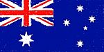 Australia Grunge Flag Stock Photo