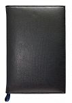 Black Leather Note Book Stock Photo