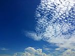 Blue Sky And Clouds Abstract Background Stock Photo