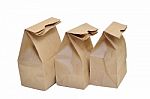 Brown Bag Stock Photo