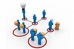 Business Delivery Flow Chart Stock Photo