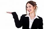 Business Women Pointing Stock Photo