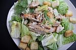 Caesar's Chicken Salad Stock Photo