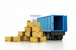 Cargo Transportation Concept Stock Photo