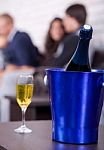 Champagne In Focus Stock Photo