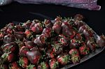 Chocolate Strawberries Stock Photo