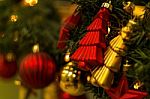 Christmas Decoration Close Up Stock Photo