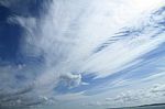 Cloudy Blue Sky Stock Photo