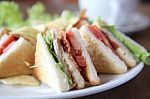 Club Sandwich Stock Photo