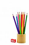 Color Pencils Stock Photo