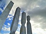 Columns To The Sky Stock Photo
