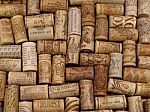 Cork Wall Stock Photo