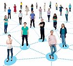 Diversified People Networking Stock Photo