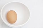 Egg In Cup Stock Photo