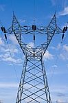 Electric Pylon Stock Photo