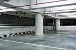 Empty Space In A Parking Stock Photo