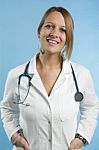 Female Doctor Smiling Stock Photo