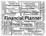 Financial Planner Meaning Hire Money And Business Stock Photo