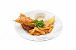 Fish And Chips Stock Photo