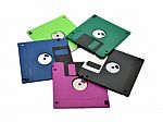 Floppy Diskettes Stock Photo