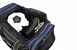 Football And Shoes In holdall bag Stock Photo