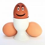 Funny Egg Stock Photo