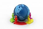Global Networking Concept Stock Photo