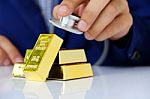 Gold Bars Stock Photo
