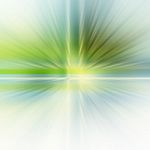 Green Futuristic Background Stock Photo