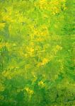 Green Watercolor Painting Stock Photo