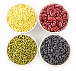 Group Of Beans Stock Photo