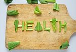 Health Word Stock Photo