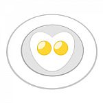 Heart Fried Eggs