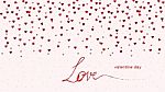Hearts Love - Valentine`s Day Background - Illustration -  Stock Photo