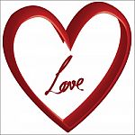 Hearts Love - Valentine`s Day - Illustration -  Stock Photo